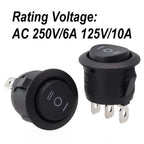Set of 5 SPDT Rocker Switches for Various Applications (UL94V-2)