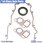 Timing Chain Cover with Water Pump Gaskets for GM LS1 4.8L (1997–2008)