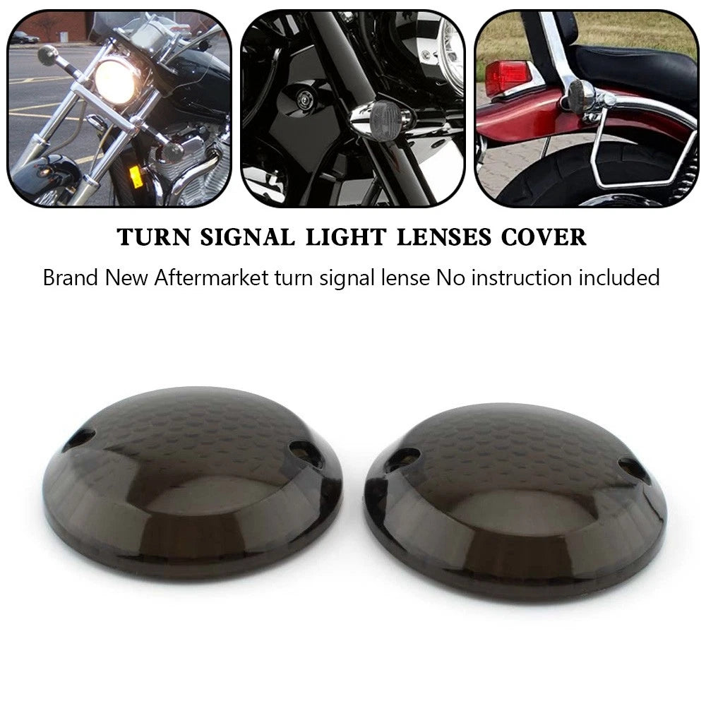 Turn Signal Light Lens Cover for Suzuki Intruder 1400 VX800 (1990–2000) Smoke