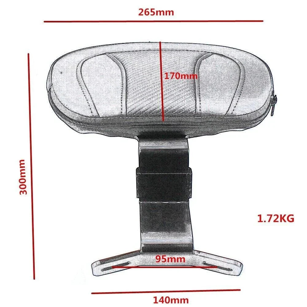 Front Driver Backrest Pad for Harley Touring FLHR CVO (2009-2020)