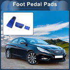 Set of 2 Automatic Foot Accelerator Pedal Covers for Dodge RAM 1500 (2010–2018) Blue