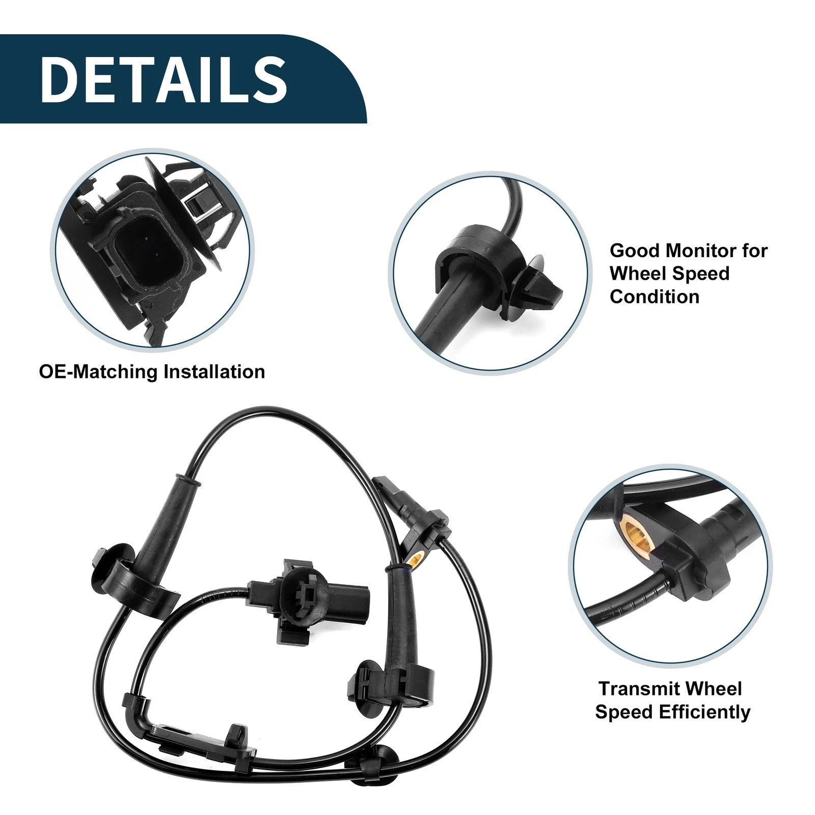 ABS Wheel Speed Sensor No. 57450-TR3-A02 for Honda Civic (2012–2013)
