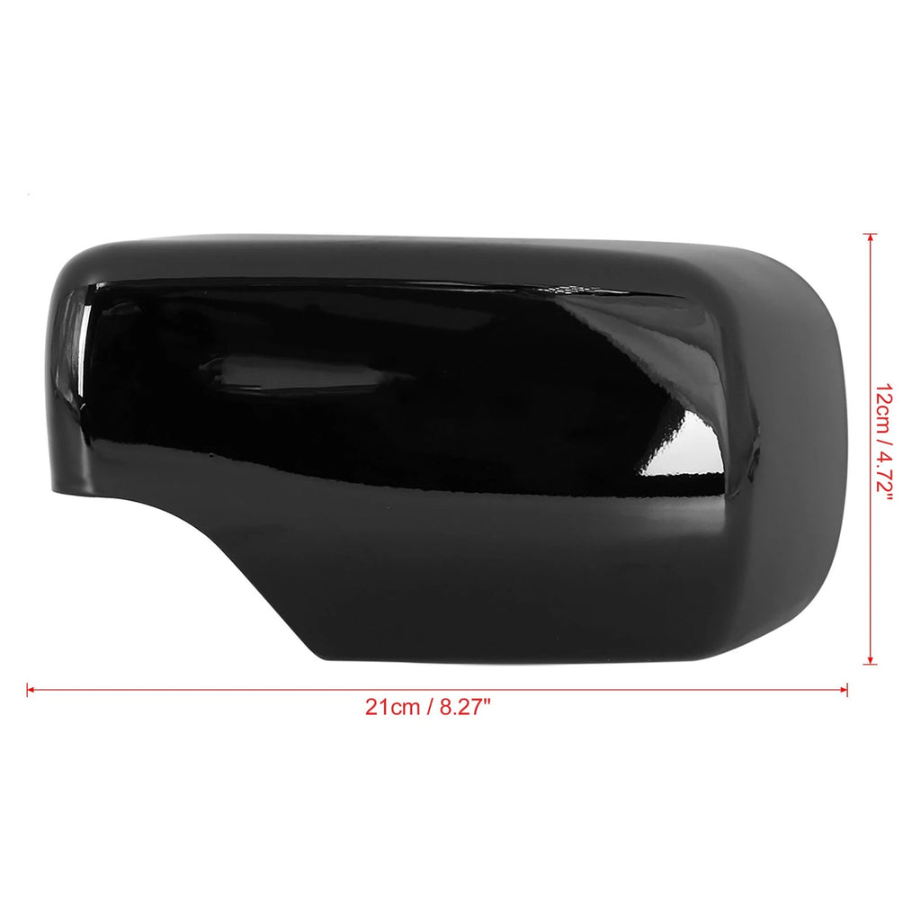 Gloss Black Rear View Mirror Cover for BMW E46 318i 320i (1998–2005)