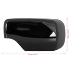 Gloss Black Rear View Mirror Cover for BMW E46 318i 320i (1998–2005)