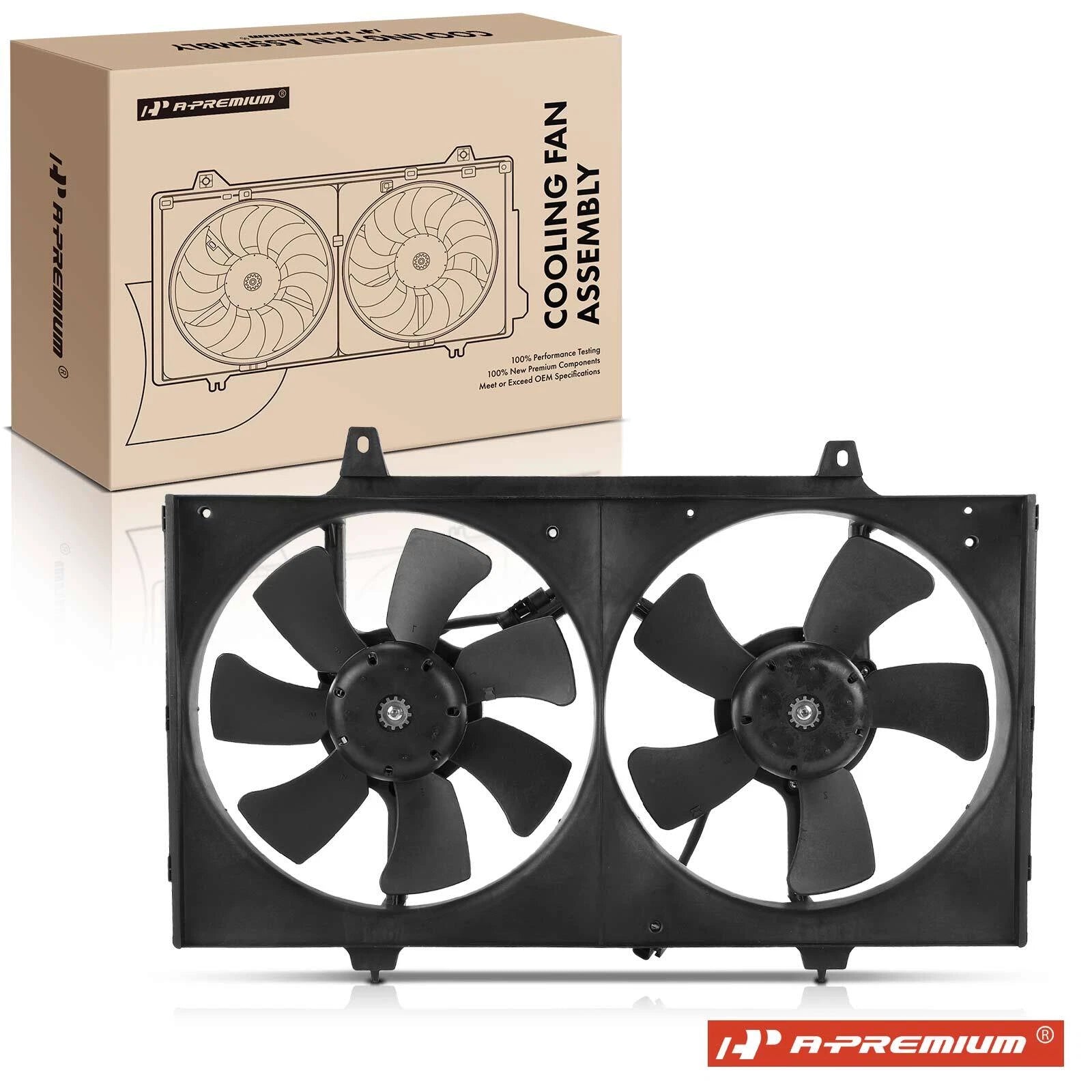 Dual Cooling Fan Assembly for Nissan Altima (1993–1997)