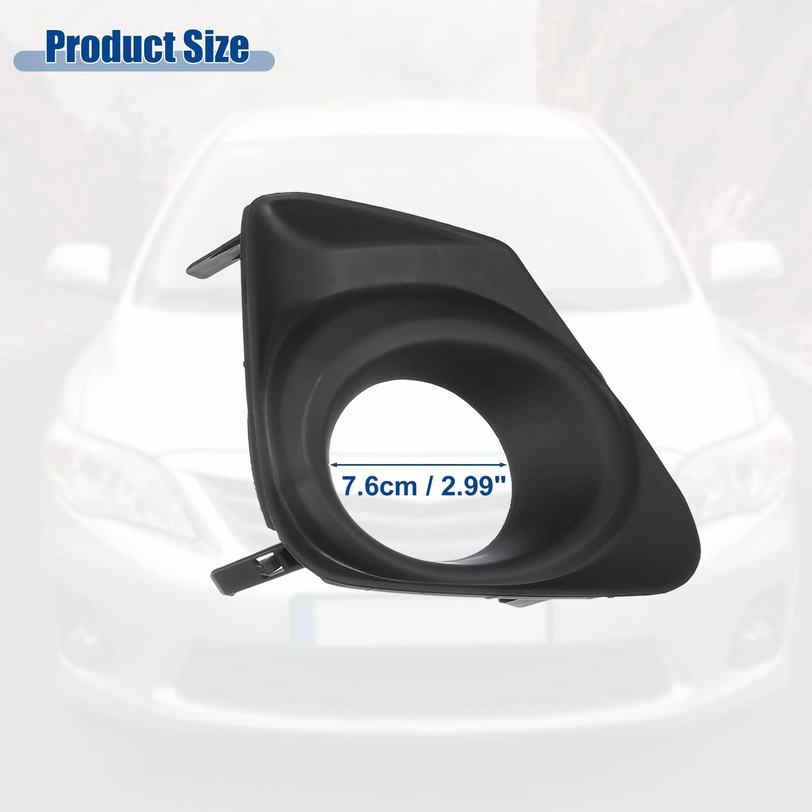 1 Pair Fog Light Grille Cover Trims for Toyota Corolla (2011–2013)