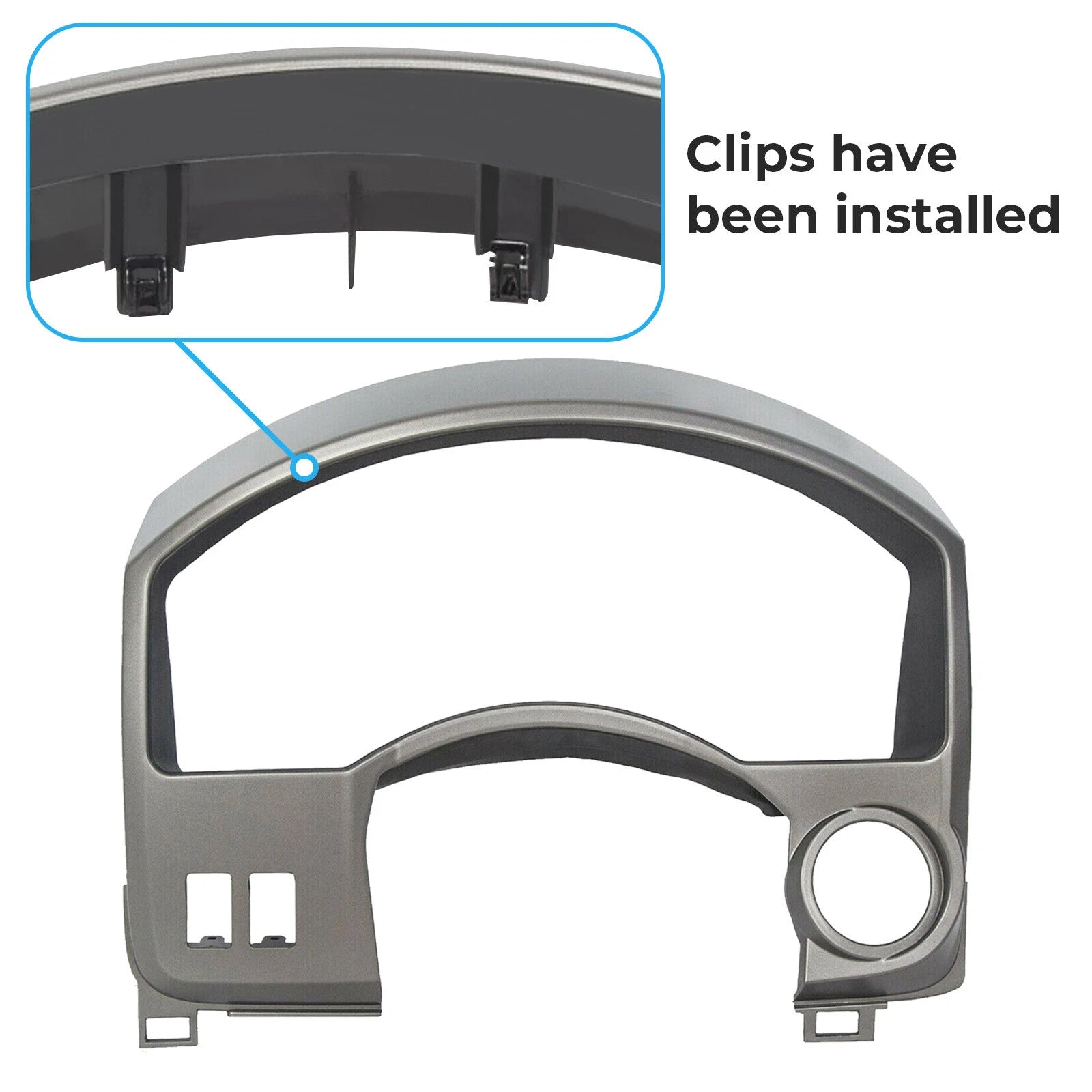 Instrument Cluster Dash Panel Gauge Cover Bezel Trim for Nissan Titan Armada
