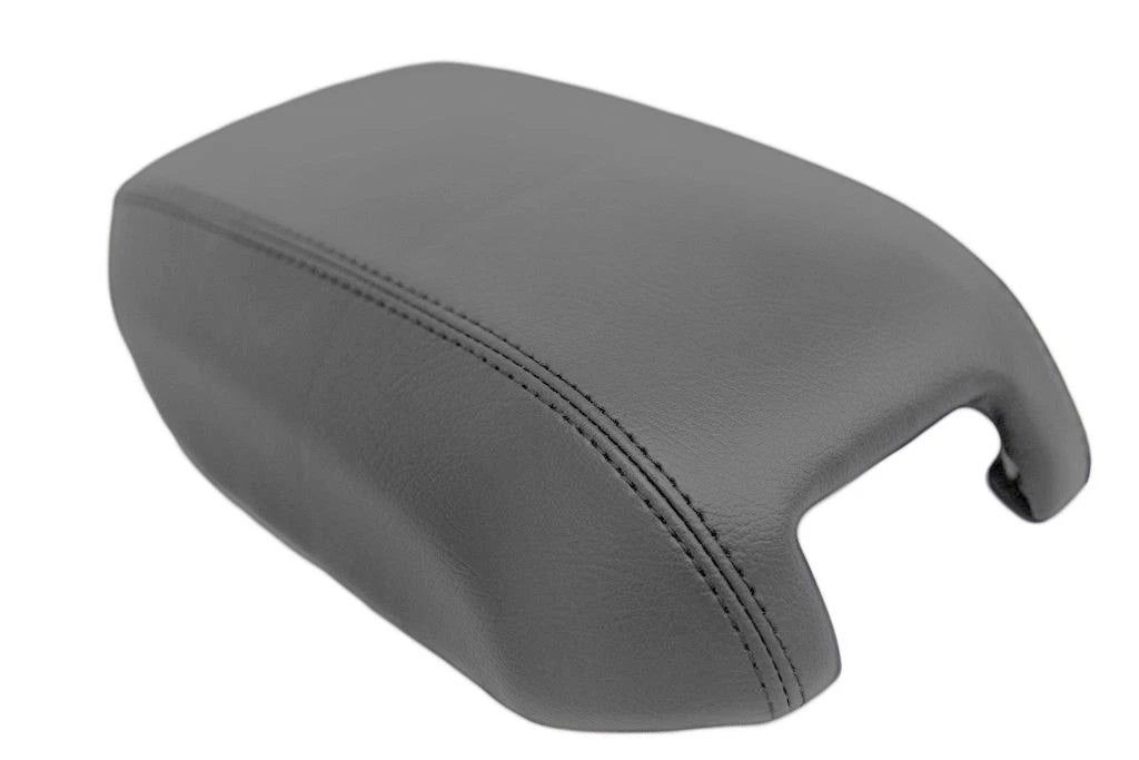 Center Console Armrest Cover for Volvo XC90 (2003–2014) Gray Leather Synthetic