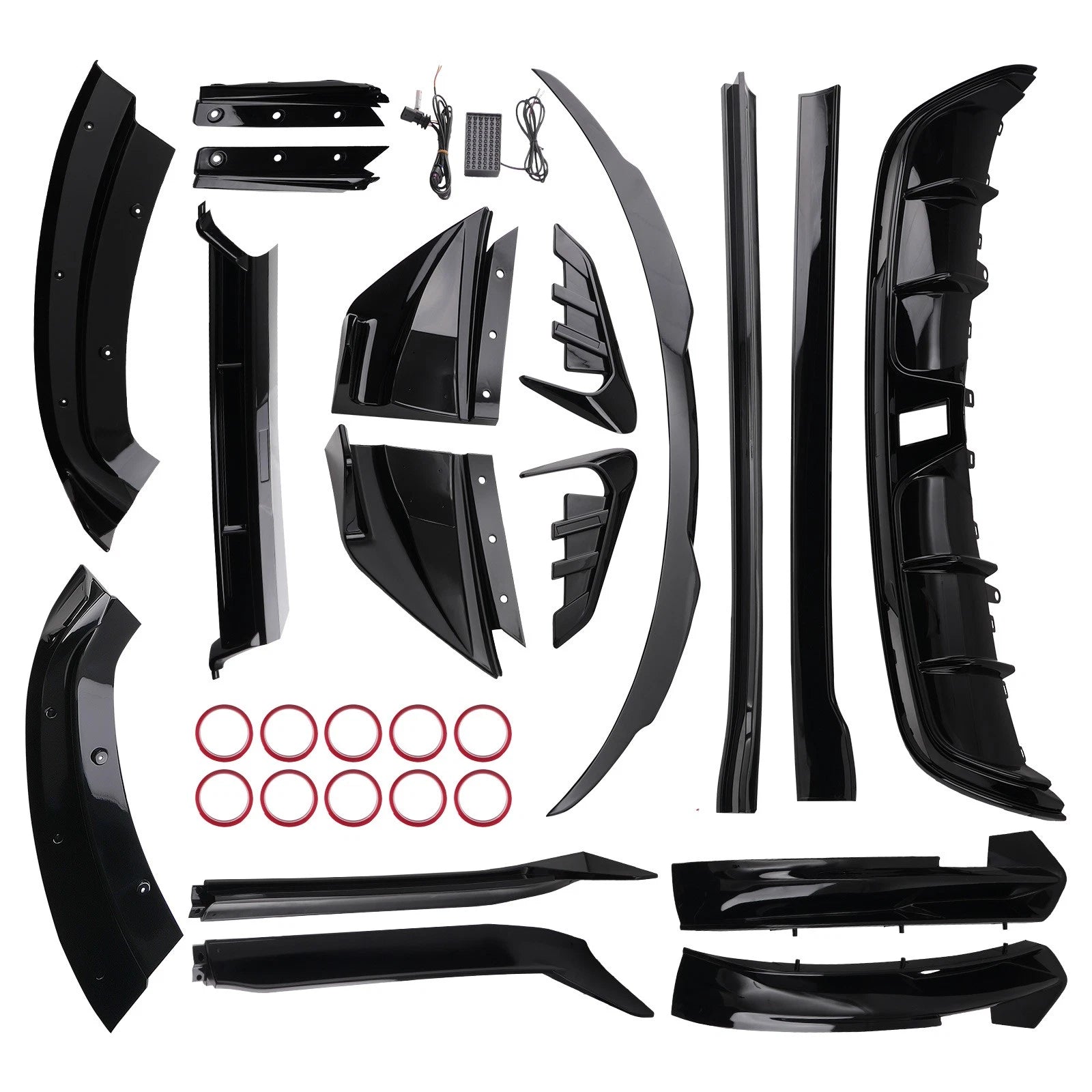 Full Body Kit for Tesla Model 3 (2024–2025): Rear Diffuser, Skirts, Front Lip, Spoiler