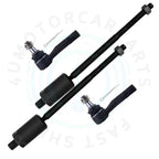 Set of 4 Front Inner Outer Tie Rod Ends for Ford Explorer Mercury Mountaineer (2002–2005)