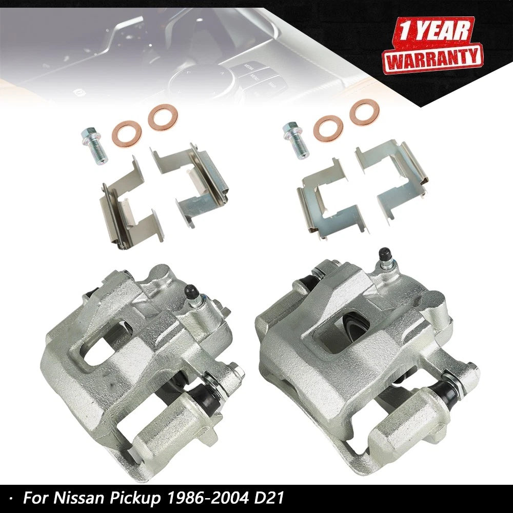 2X Brake Calipers for Nissan Pickup D21 (1986–2004)