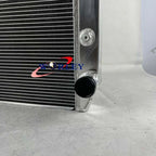 56mm Aluminum Universal Crossflow Radiator 31"x19"x3" for AT