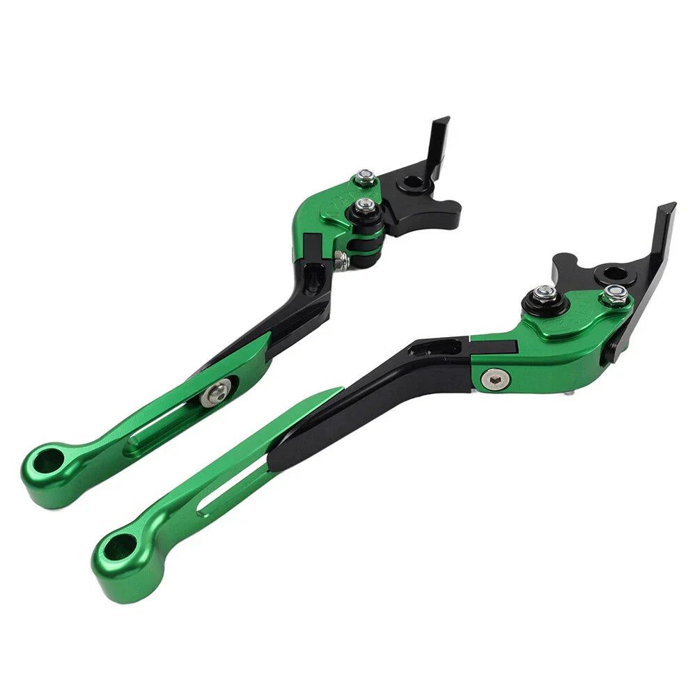 CNC Extendable Brake Clutch Levers for Kawasaki Z900RS ZX6R ZX636 (18-22)