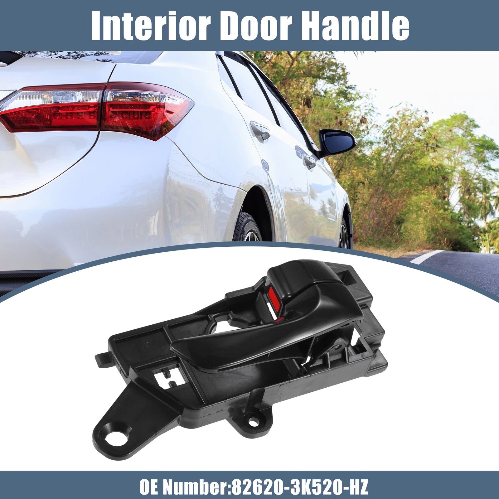 Front Right Interior Door Handle for Hyundai Sonata (2009–2010) No. 82620-3K520-HZ