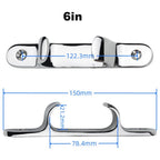 316 Stainless Steel Cleat for Boat Hardware (Lightweight, Rust Resistant)