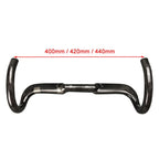 Toseek Carbon Fiber Drop Handlebar for Road Bike (400/420/440mm)