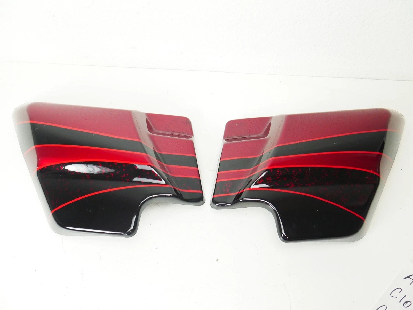 Side Covers for Harley Davidson CVO Street Glide Special (2009–2021) - Rio Red/Black Ember