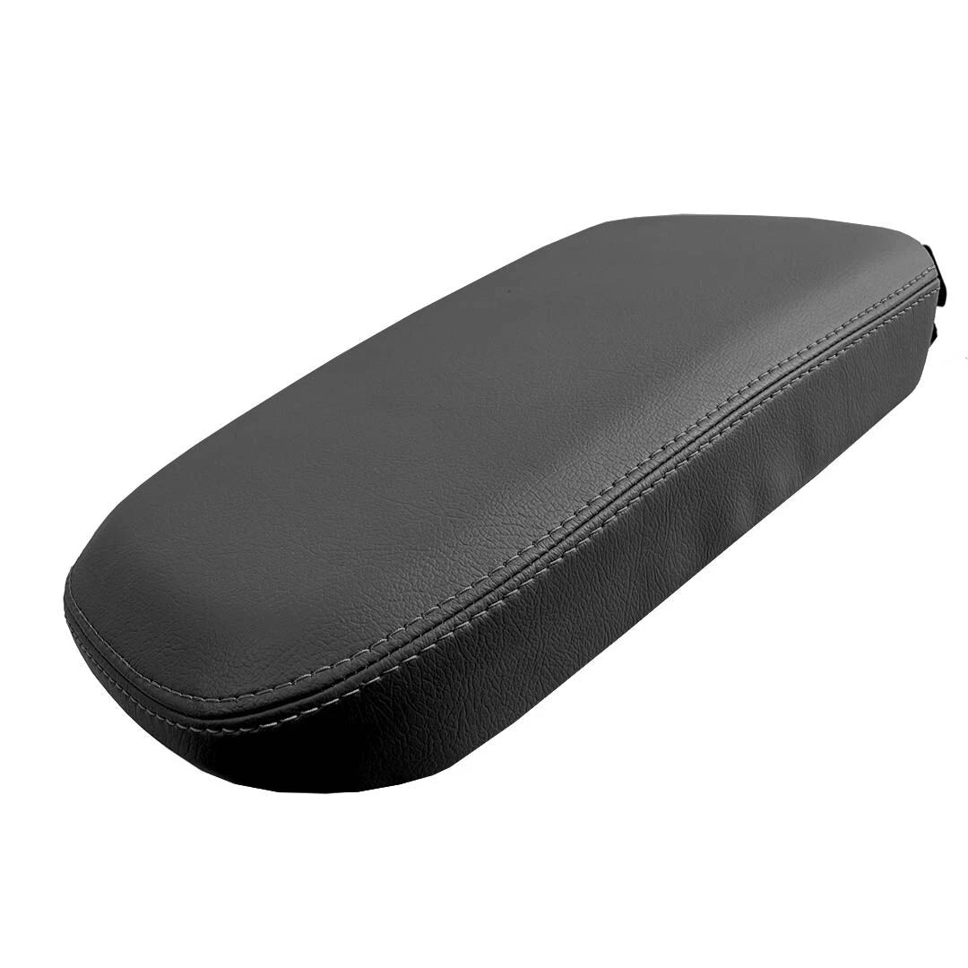 Console Armrest Cover for Cadillac XT5 (2017–2023) Black PVC Leather