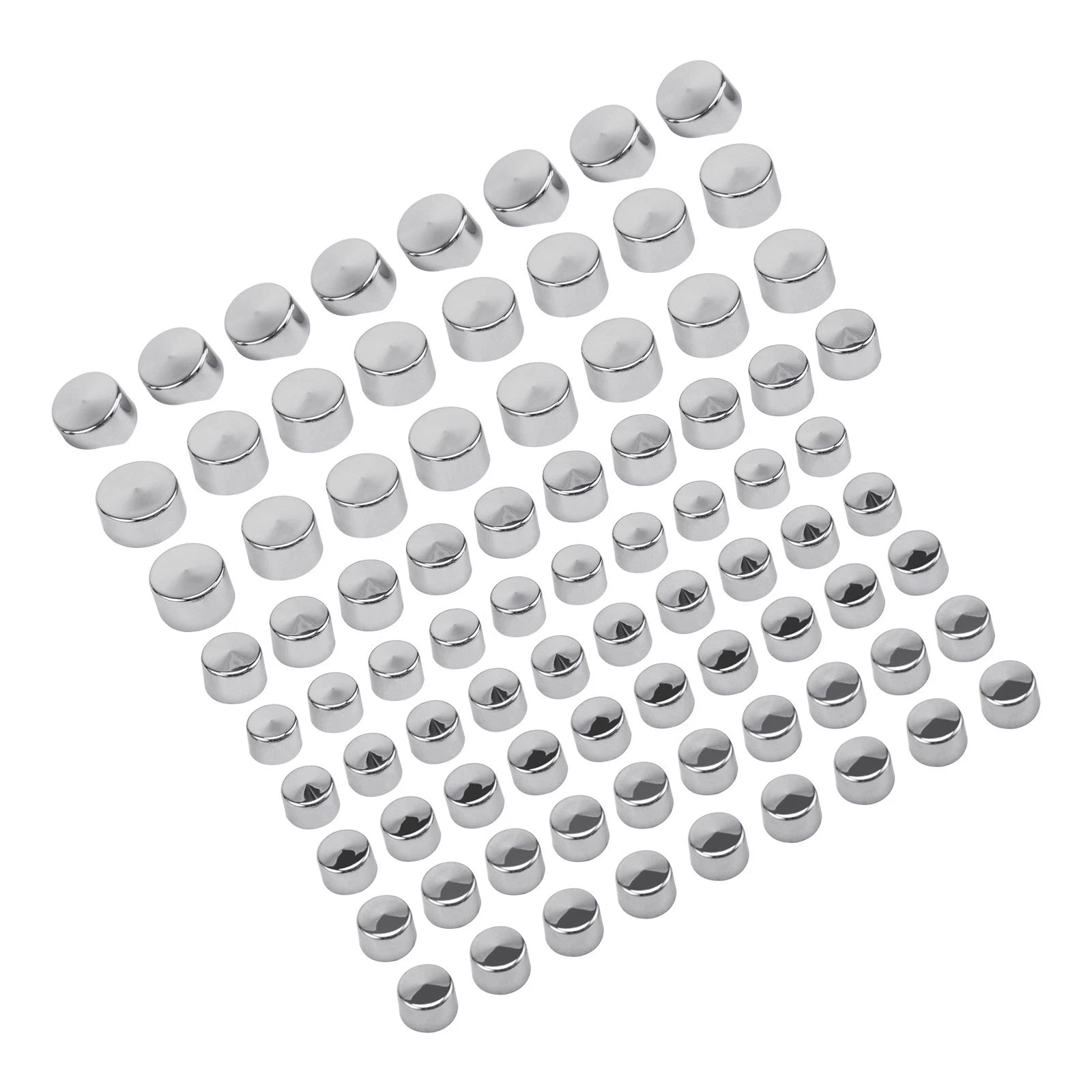 83pcs Chrome Engine Bolt Cover Caps Kit for Harley Twin Cam (1999–2017)