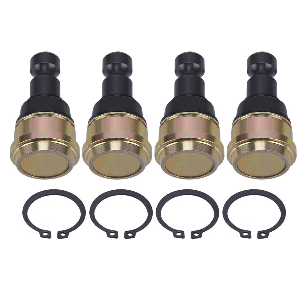 Set of 4 Upper Lower Front Ball Joints for Polaris RZR 570 800 900 (2008–2021)