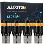 4X T10 LED License Plate Light Bulb for AUXITO (168, 194, 2825)