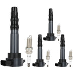 Set of 4 Ignition Coils & 4 Spark Plugs for Mitsubishi Eclipse (2006–2012)