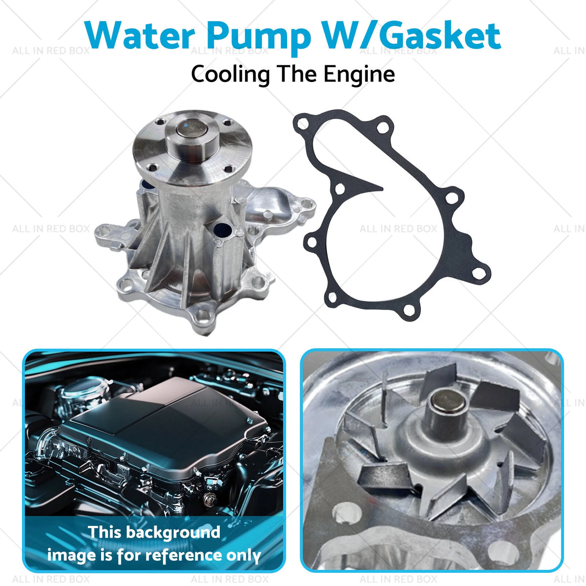 Water Pump with Gasket for Nissan Navara D40 D22 YD25DDTi (2005–2015)