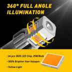 2X AUXITO 1156 7506 LED Rear Turn Signal Light Bulb for