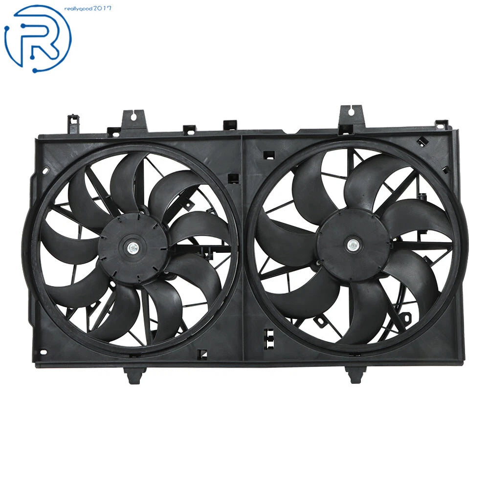 Dual Radiator AC Condenser Cooling Fan for Nissan Rogue (2014–2017, 2020)