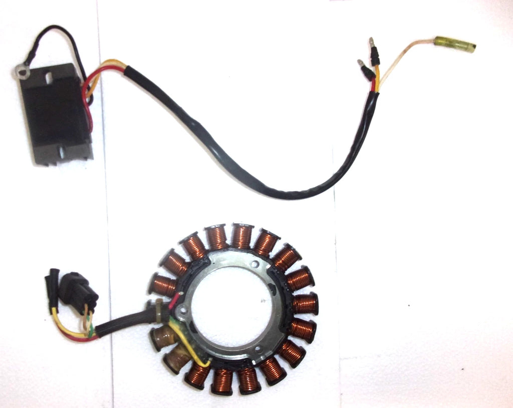Battery Charging Coil and Rectifier for Suzuki 20-30HP (2002–2007) 32101-89J20 32800-89J10