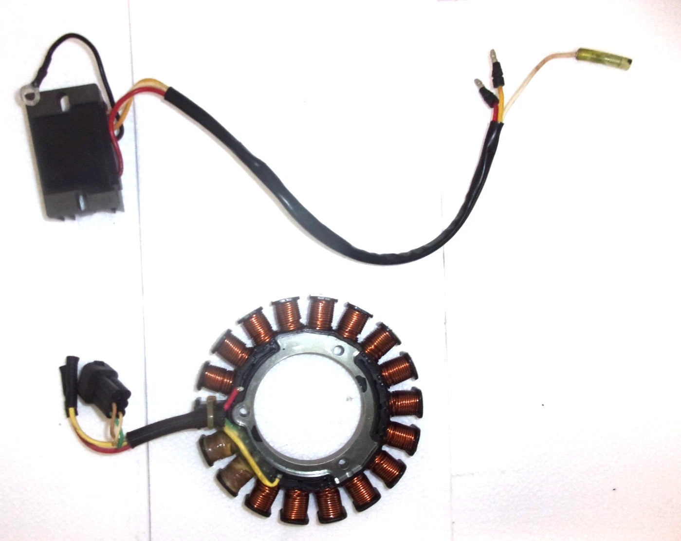 Battery Charging Coil and Rectifier for Suzuki 20-30HP (2002–2007) 32101-89J20 32800-89J10