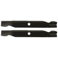 Set of 2 Medium Lift Notched Mower Blades for Husqvarna (Fits 532127841)