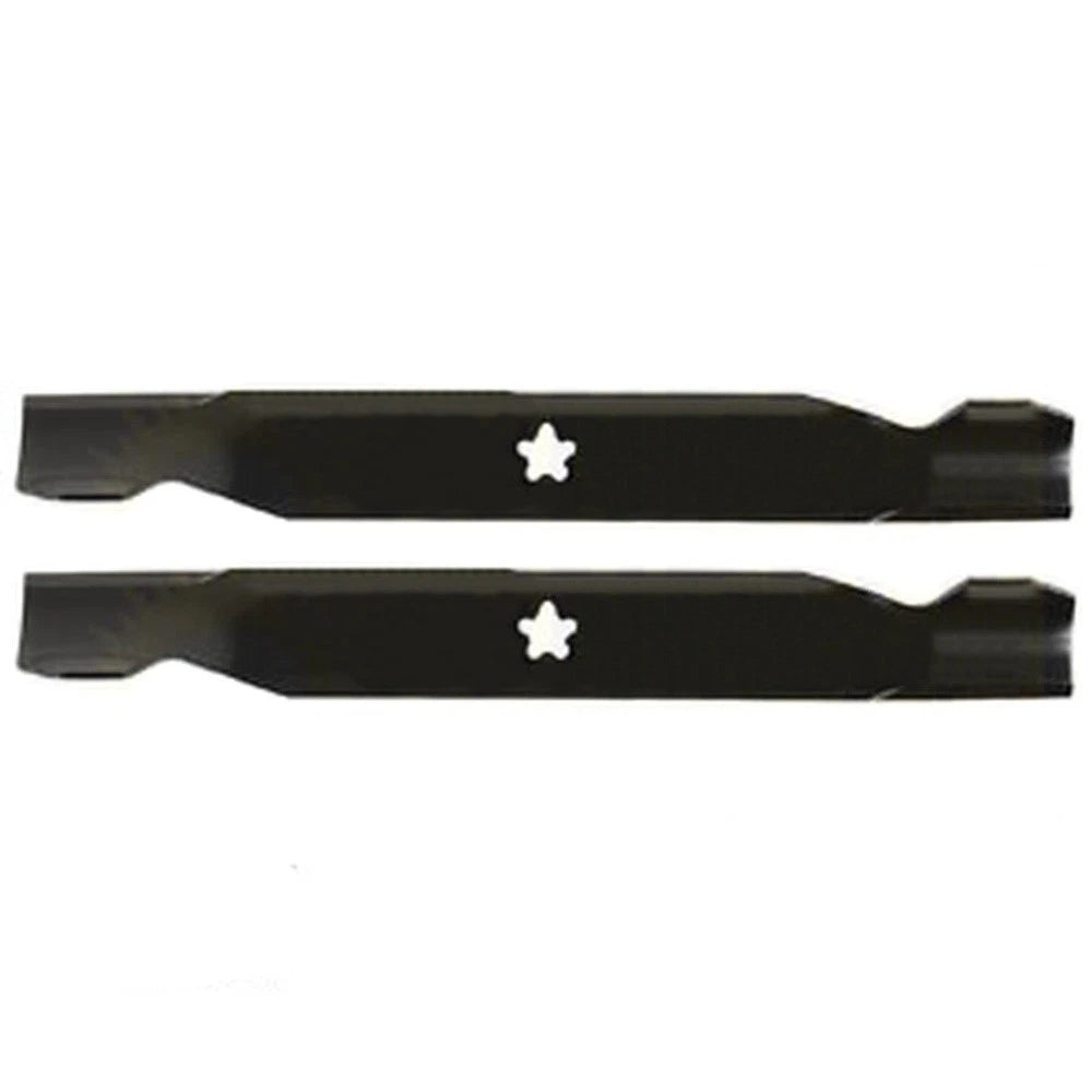 Set of 2 Medium Lift Notched Mower Blades for Husqvarna (Fits 532127841)