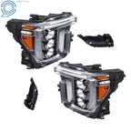 LED Headlights for GMC Sierra 2500HD 3500 HD (2020-2023) Pair