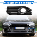 1pc Fog Light Grill for Audi A1 (2010–2015) No. 8X0807681A ABS