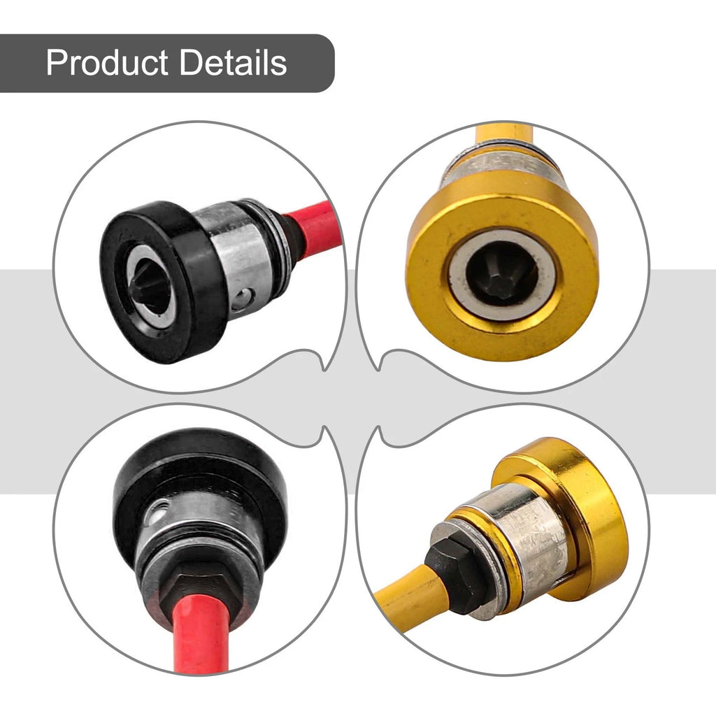 Set of 4 Magnetic Screwdriver Bits for Dry Wall and Woodwork