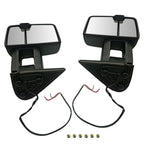 Pair Manual Towing Mirrors for Chevy Silverado 1500 GMC Sierra 1500 2500 3500 (2007–2018)