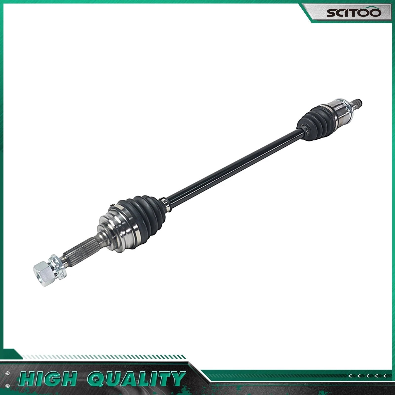 2X Rear Side CV Axle Assembly for Jeep Compass Patriot (2007–2017) 4WD