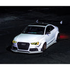 Front Bumper Support Lip Rod Bars for Audi A3 A4 (2000-2000)