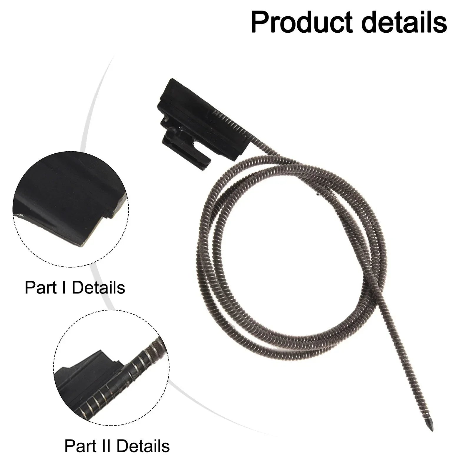 2 x Black Plastic Sunroof Glass Cables for BMW Mini Cooper