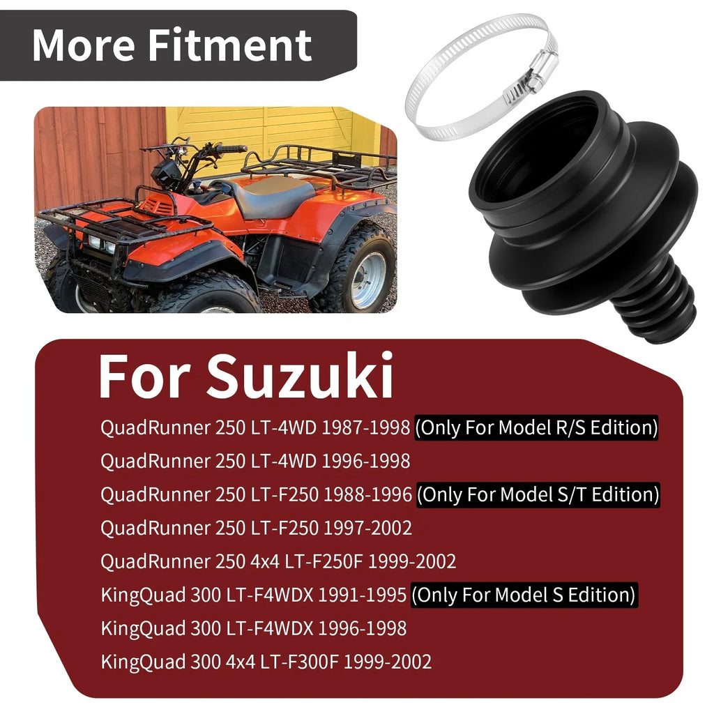 Drive Shaft Universal Boot for Suzuki QuadRunner 250 LT4WD (1987-1998)