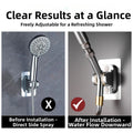 8 Inch Shower Arm Extension for Universal Fit (304 Stainless Steel, Chrome)