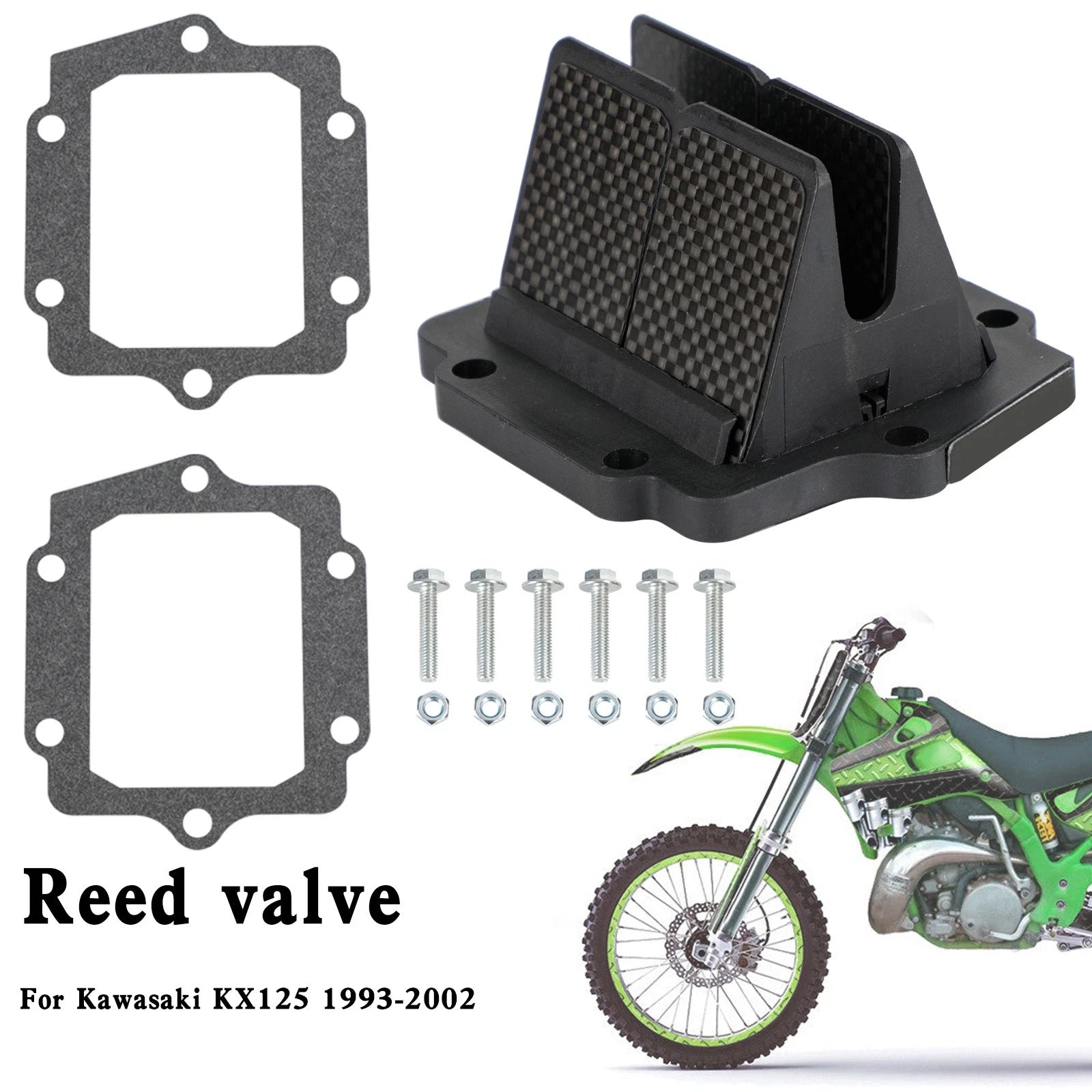 V313C Reed Valve System for Kawasaki KX125 (1993–2002)