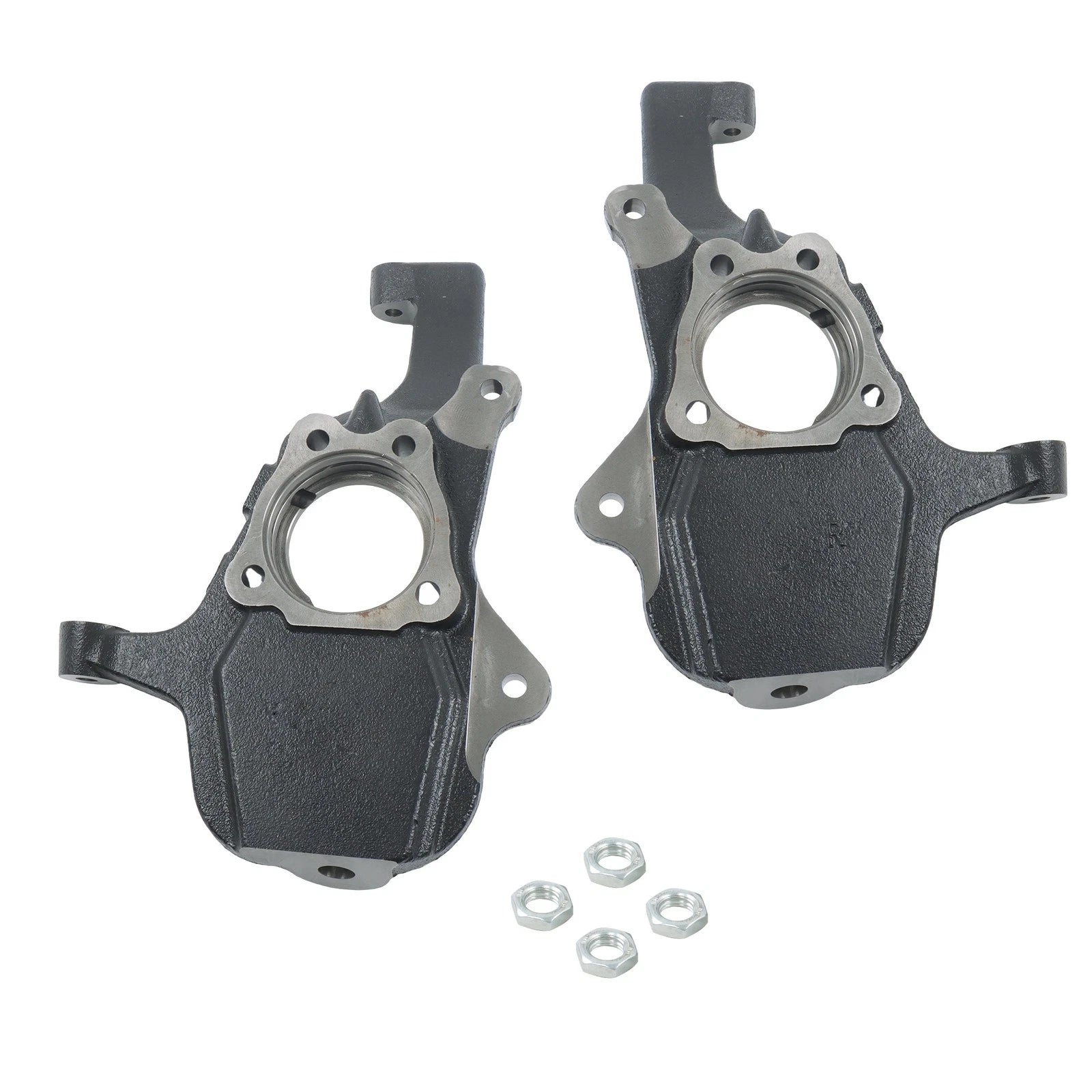 Set of 2 Front 2" Drop Lowering Spindles for Chevrolet Silverado 1500 (2019-2022)