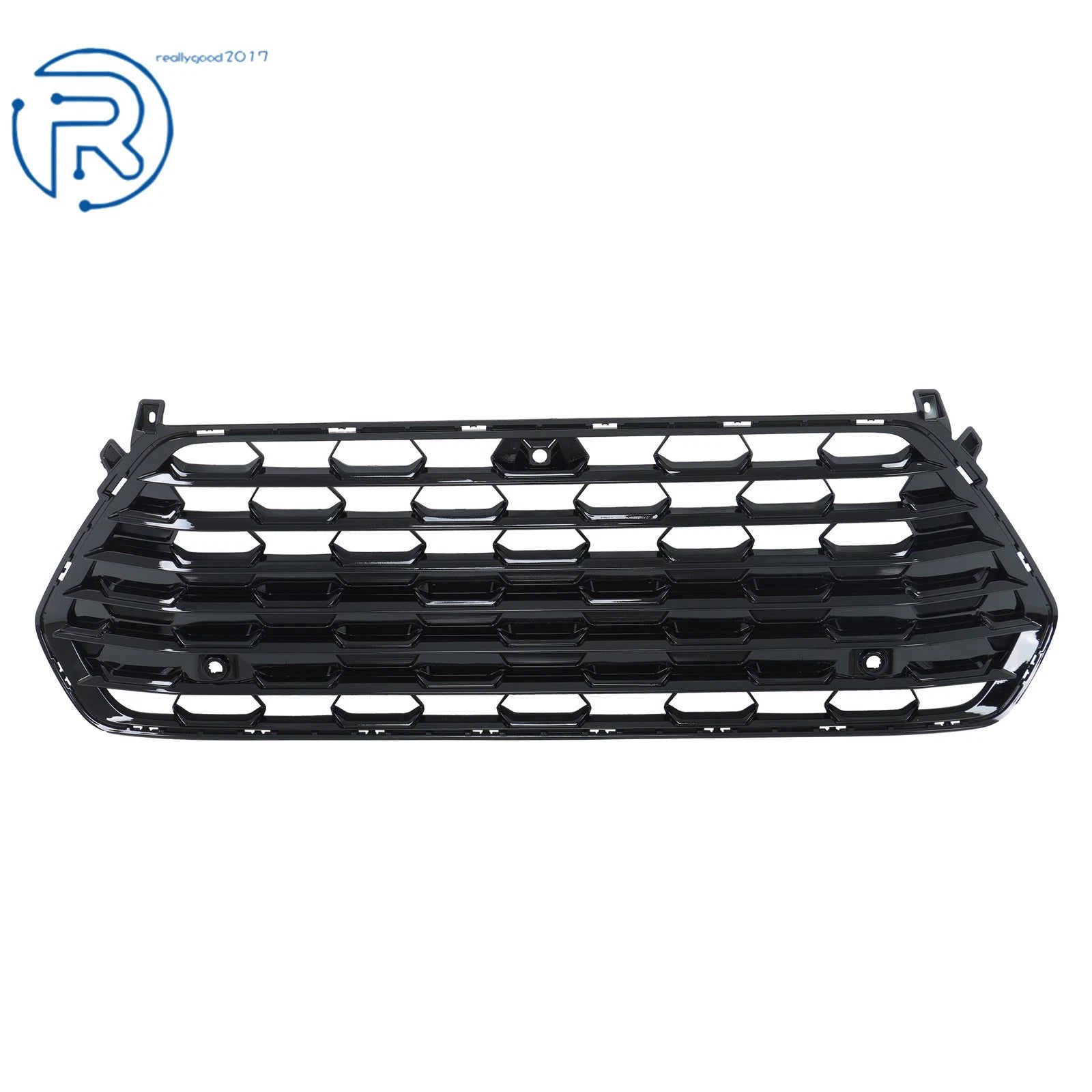 Front Bumper Lower Grille for Grand Highlander (2024) Gloss Black with Sensor Hole
