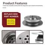 Rear Wheel Brake Disc Hub for John Deere Gator HPX TX HPX615E HPX815E (AM135647)