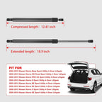 Liftgate Hatch Tailgate Gas Struts for Nissan Xterra (2005-2013)