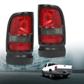 Red Smoke Tail Lights for Dodge Ram 1500 2500 3500 (1994–2002)