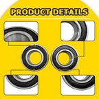 2X Wheel Bearings 25-1691 for Harley Davidson XL883L XL883N (2014–2019)