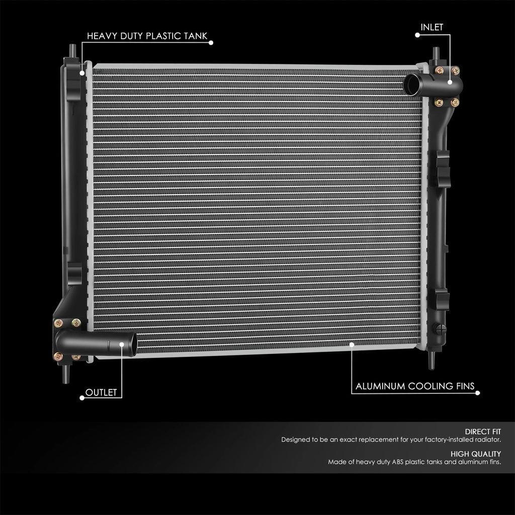 Aluminum Core Cooling Radiator for Nissan Sentra Juke (2015–2019) DPI 13661